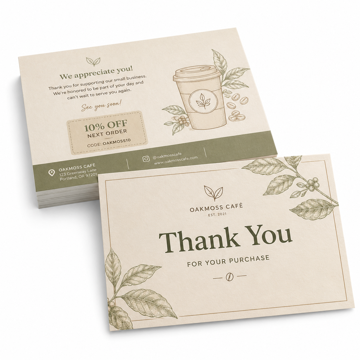 Custom Thank You Card