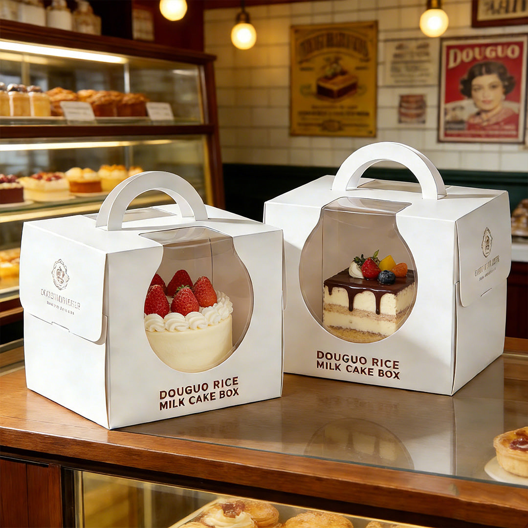 Handheld Cake Takeout Box With Window
