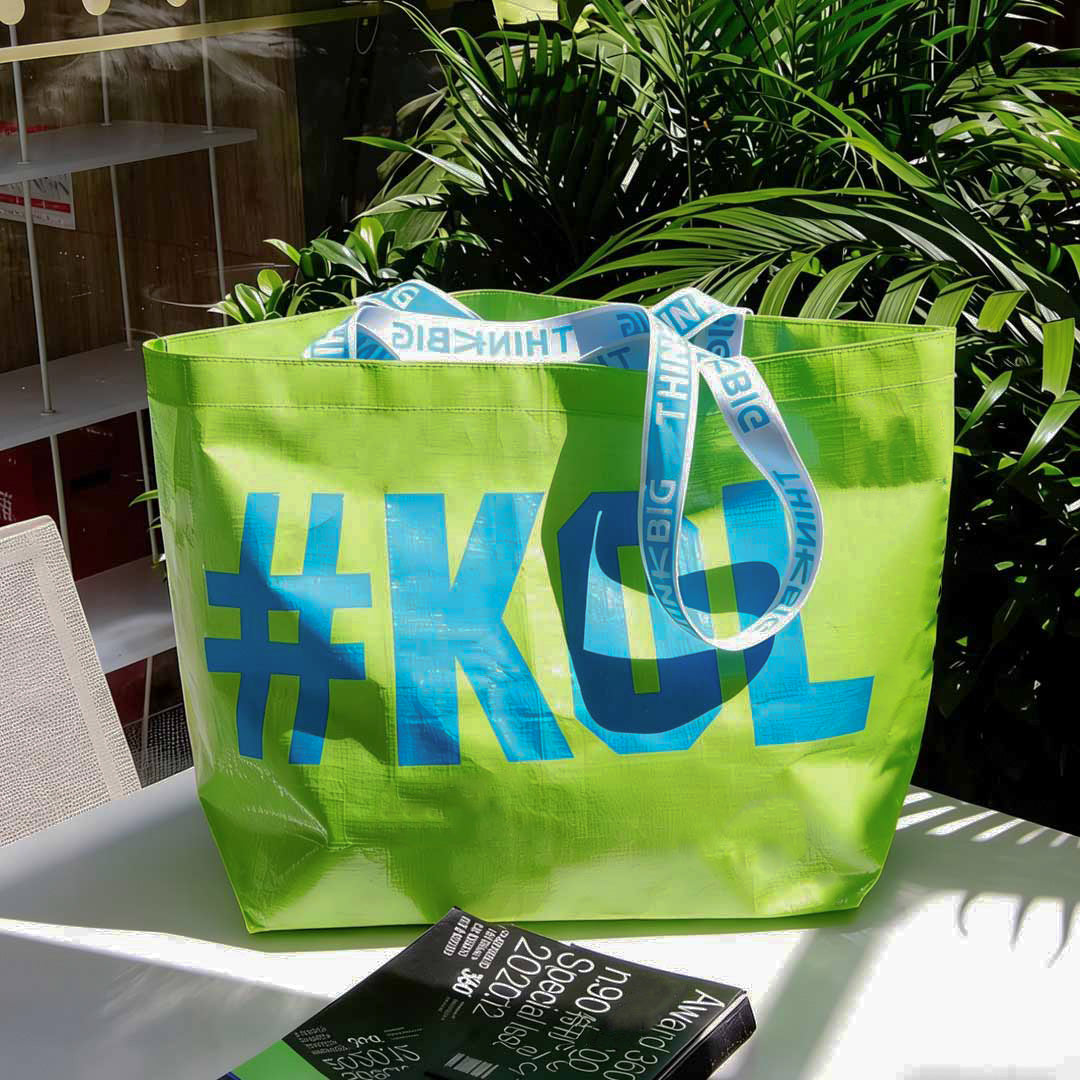 Cultural And Creative Woven Tote Bag for Exhibitions