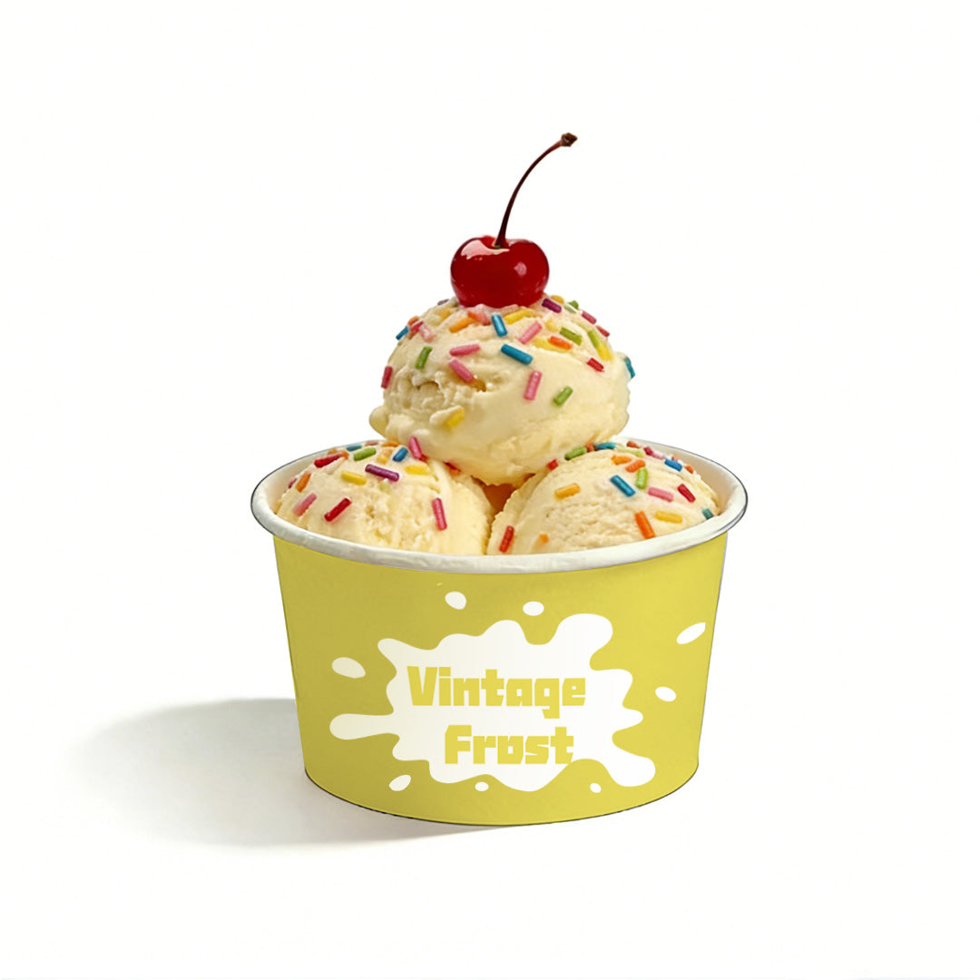 5oz Custom Recyclable Ice Cream And Yogurt Cups