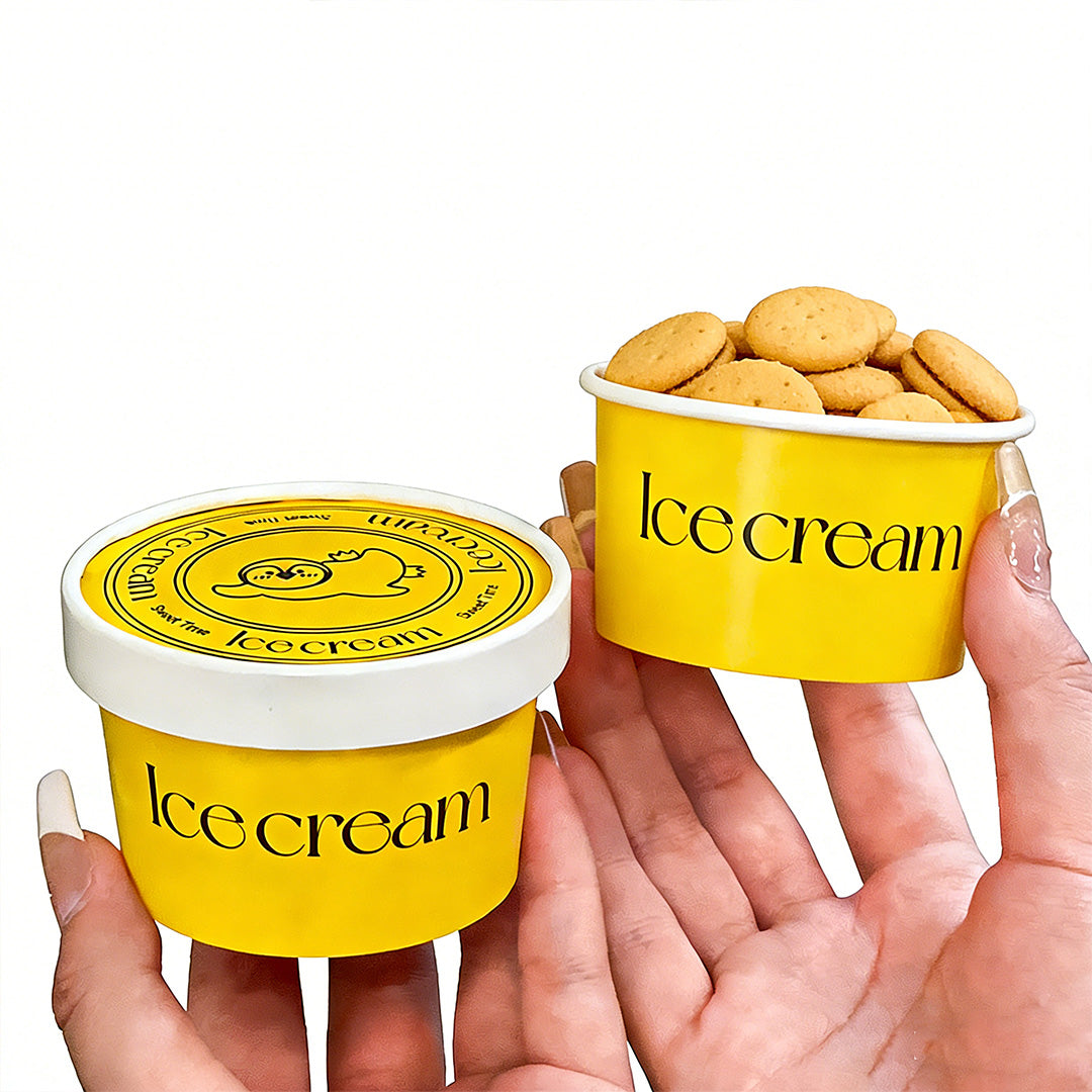 PE-Coated Paper Bowl Series with Lids
