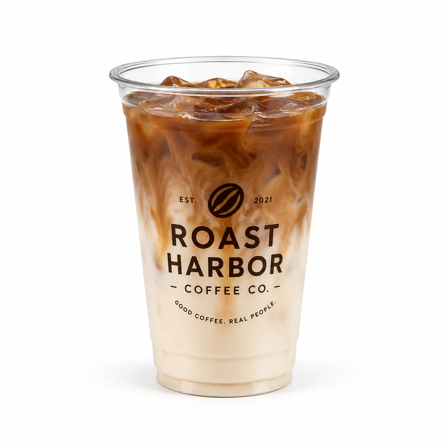 20 oz Custom Recyclable Plastic Cups with Lids