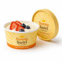 PE-Coated Paper Bowl Series with Lids