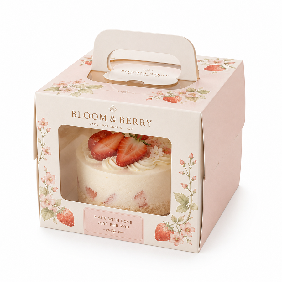 Custom Cake Boxes With Window