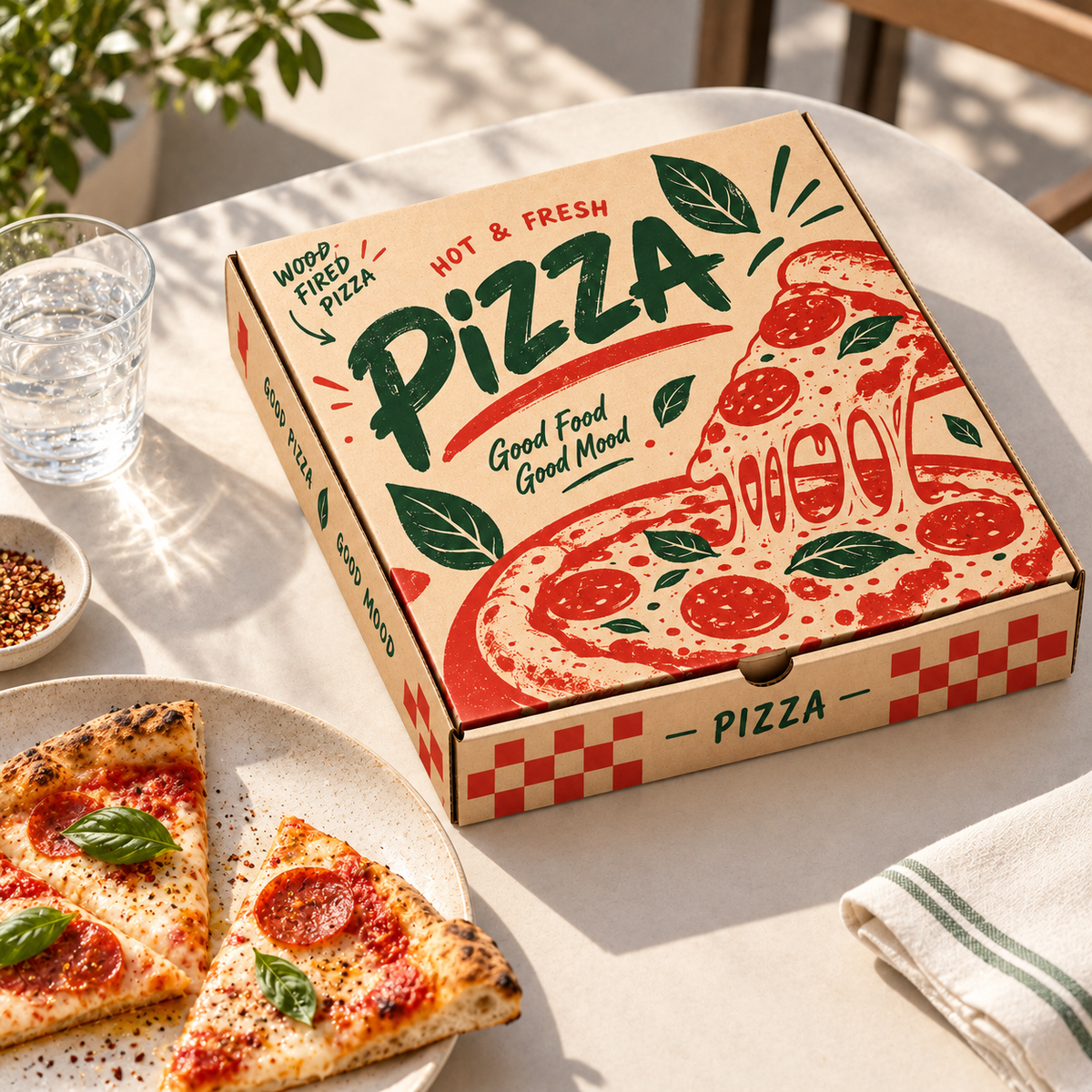 Custom Pizza Box