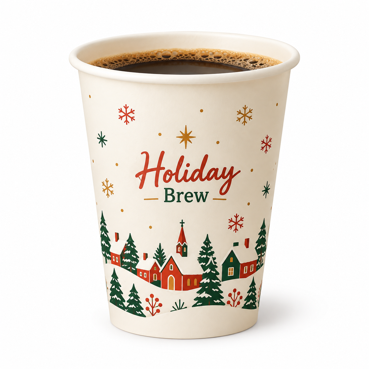 Custom Christmas Coffee Cups