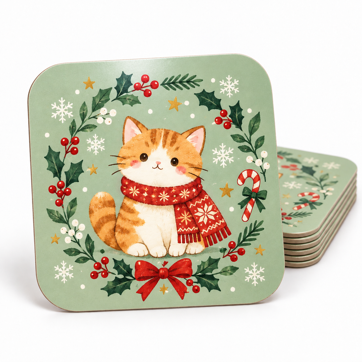 Custom Christmas Coasters