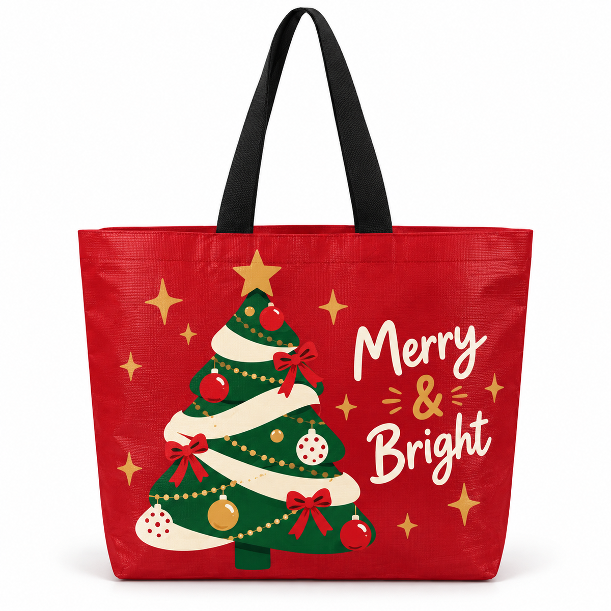 Custom Christmas Woven Bags