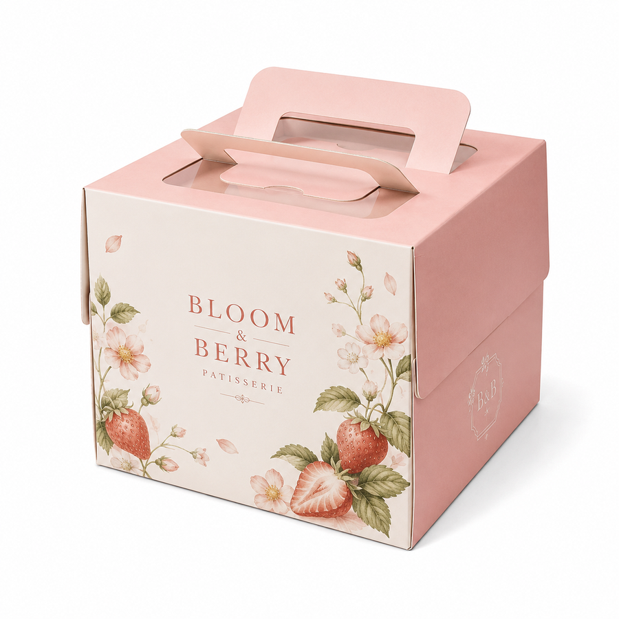 Custom Cake Boxes With Handles